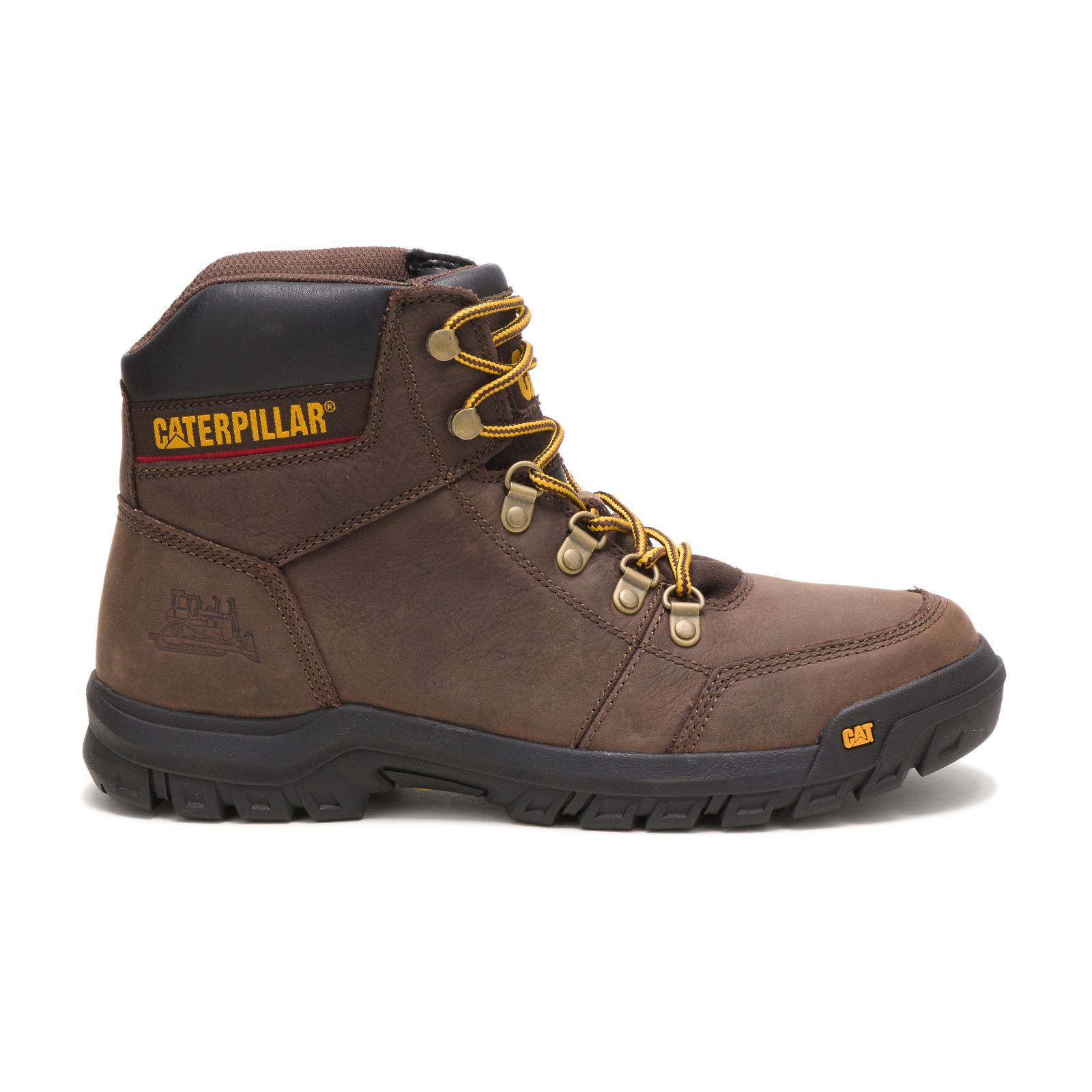 Caterpillar Boots South Africa - Cat Men's Outline Work Boots Brown PF3869214